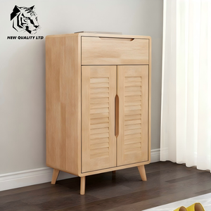 Meuble à chaussures en bois, fabrication chinoise, prix réduit, logo personnalisé, grand stock, écologique, nouvelle collection, mobilier de maison. - Product Image 3