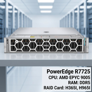 เซิร์ฟเวอร์ Dell PowerEdge R7725 รุ่นดั้งเดิม พร้อม GPU สำหรับเร่งประมวลผล รองรับ ODM ปรับแต่งได้ มีสินค้าพร้อมส่ง ผู้ค้าส่ง ผู้จัดจำหน่าย พร้อมบริการสนับสนุนด้านเทคนิค ตลาดโลก - Product Image 1