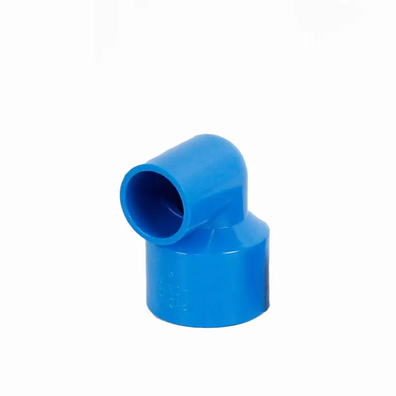 Good quality White 1-1/4 inch 90-Degree Elbow PVC Plastic Fitting Coupling Elbow Connector