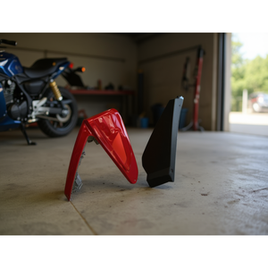 Remplacement du feu arrière Calavera CRV17-19 EXT R P0594 pour moto, nouveau fini rouge et noir pour réparation - Product Image 1