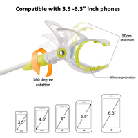 Support de téléphone portable universel 360 rotatif 75cm à col de cygne flexible