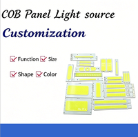 Vente chaude : Panneau lumineux rigide COB sur mesure en aluminium, avec source lumineuse de surface, adaptable à la température de couleur et aux dimensions graphiques