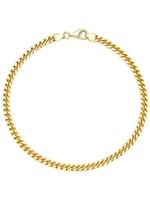 Xinfly Collier Chaîne Cubaine Épaisse pour Femme, Style Hiphop Miami, Design Unique, Bijoux Fins, Reprêtable, Or Jaune Pur 18K Au750