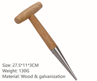 Semoir de jardin portable de haute qualité, en vente chaude, avec manche en bois, simple et facile à utiliser, transplanteur de jardin