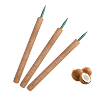Poteau en mousse de coco durable et écologique pour le soutien des plantes, design minimaliste, utilisation domestique et jardin, longueur personnalisable