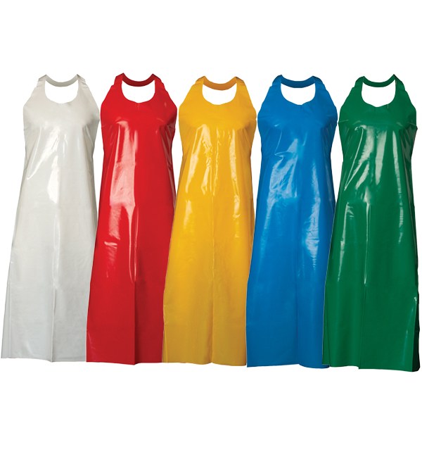 Изготовленный на заказ водонепроницаемый белый пластиковый полиуретановый нагрудник высечки еды ТПУ Фартук