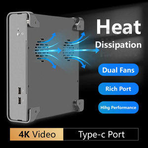 Mini PC de jeu de bureau 13e génération I9 RTX 4060 8 Go GPU 64 Go RAM 1 To SSD Double écran 4K pour designers et gamers HX2000 HX2000 - Product Image 3