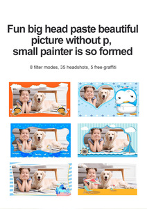 X4D Cartoon <strong>Cat</strong> Kids Instant Print <strong>Camera</strong> 1080P Dual Lens Selfie <strong>Camera</strong> Christmas Birthday Gift for Children Digital Camcorder - Product Image 5