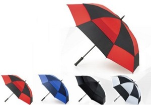 Parapluie de golf double couche avec logo personnalisable, coupe-vent, imperméable, robuste et durable, portable pour la pluie - Product Image 2