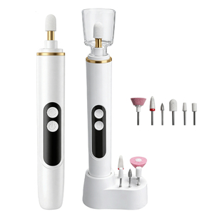 Perceuse à ongles électrique personnalisée en usine, 6 en 1, avec collecteur de poussière, fonctionnement silencieux, rechargeable par USB, pour la maison et le salon de manucure - Product Image 1