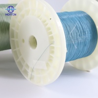 Câble micro coaxial Hotten hautement flexible MCC 45 Ohm 42AWG, cuivre plaqué argent, gaine PFA, câbles pour cardan