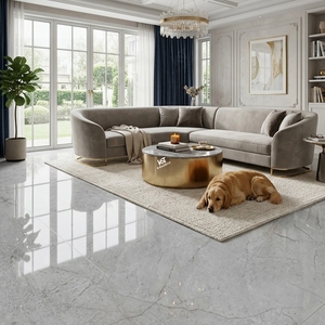 <span class=keywords><strong>Azulejos</strong></span> de Porcelana Cerámica con Vetas de Mármol Pulido y Esmaltado de 80x80cm, <span class=keywords><strong>para</strong></span> Pisos de Casas y Salas de Estar - Product Image 5