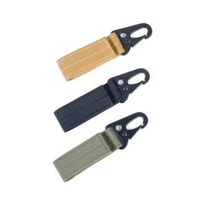 Bán Buôn Chiến Thuật Bánh <span class=keywords><strong>Clip</strong></span> Ban Nhạc Bánh Thủ Môn Pouch Móc Chìa Khóa Nylon Vành Đai Màu Đen Leo Núi Chiến Thuật Leo Núi Keychain Biểu Tượng Tùy Chỉnh - Product Image 3