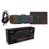 Combo de jeu AIKUN 4 en 1 - Clavier macro RGB, souris RGB 12800 DPI, casque stéréo, tapis de souris 350*250 mm, boîte de couleur 4 en 1