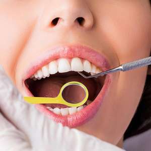 Specchio Dentale in Vetro <span class=keywords><strong>Denxy</strong></span>, Specchio Ortodontico per Fotografia, Specchi per Bocca Mono/Doppio Lato, Multiuso per Denti - Product Image 1