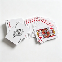 Cartes à jouer en papier recyclé personnalisées avec impression de votre logo de marque pour le marketing et les salons professionnels