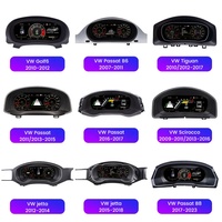 Tableau de bord numérique LCD intelligent avec compteur de vitesse et panneau d'instruments virtuel, ensemble complet de compteur de cockpit LCD intelligent