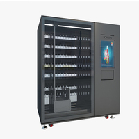 Distributeur automatique de boissons et de collations AM QDMECH pour lieux publics, grande capacité de stockage, stades, rues piétonnes