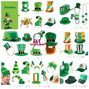 Chapeau de lutin pour la Saint-Patrick, vert irlandais, trèfle à trois feuilles, chapeau de l'abbé papeye, Irlande - Product Image 2