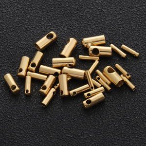 Boucle en acier inoxydable plaqué or, tête de serpent ronde, pour la fabrication de bracelets, accessoires de bijoux DIY H578 - Product Image 1
