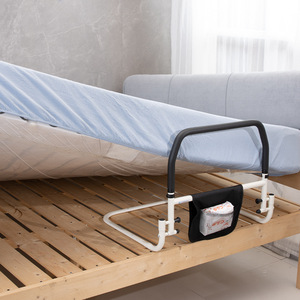 Rails de lit pour la sécurité des adultes âgés, rail d'assistance de lit avec double barres d'appui Prévention des chutes Rails latéraux de lit pour les personnes âgées Handicap - Product Image 4