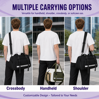 Sac de sport en gros, sac de voyage 35L grande capacité, résistant à l'eau avec compartiment à chaussures et poche humide, sangle réglable pour fitness, sport et voyage