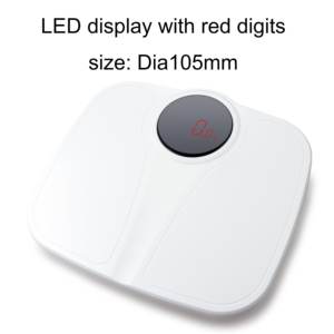 La nueva báscula de baño de gran tamaño, báscula de peso, báscula electrónica Digital de esquina redonda, capacidad de 180kg, plataforma ABS antideslizante - Product Image 3