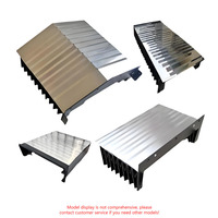 Housse de protection pour machines-outils blindées de type armure Housse anti-poussière télescopique en acier inoxydable