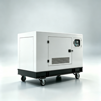 Groupe électrogène diesel silencieux Baudouin 40kW 50kW 50kVA 63kVA triphasé à refroidissement par eau pour petite usine, unité d'alimentation de secours stable