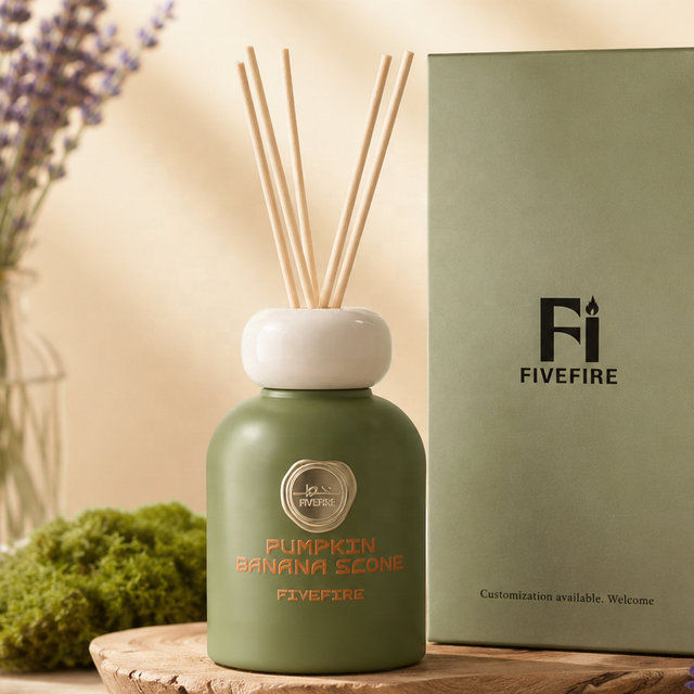 FIVEFIRE Long Lasting 150ml Aroma Essential Oil Fragrance Bathroom Air Freshener Difusor De Aromas Para Casa Reed Diffuser Set