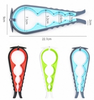 Ouvre-bouteille de bière Vefit ABS durable 4-en-1 avec thème amour et fleurs pour les cadeaux de mariage et de fêtes