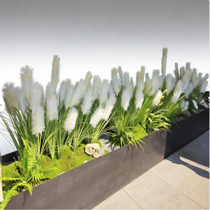 Conjunto de Plantas Artificiales Verdes para Paisajismo, Decoración de Jardín <span class=keywords><strong>Vertical</strong></span> <span class=keywords><strong>Interior</strong></span> de Estilo Nórdico para Centros Comerciales y Oficinas - Product Image 2