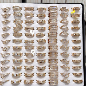 Bague de fiançailles pour femme XUPING, bijoux de mode en gros, plaqué or 14k 18k, avec pierre en zircone cubique synthétique - Product Image 4