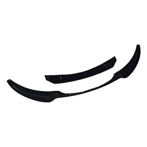 Alerón delantero BMW de 4 piezas en negro brillante con acabado mate para E82 Serie 1 2009 2011 - Product Image 5