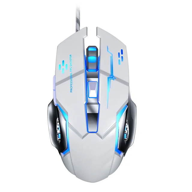 Custom BT5.0 Rechargeable Wireless Gaming Mouse 7600DPI RGB Backlit 6D Gamer Wireless Mouse for PC Desktop