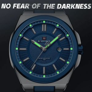นาฬิกาควอตซ์ Naviforce 9212 NF9212 ของแท้ แบรนด์ดัง สำหรับผู้ชาย แฟชั่นนาฬิกาข้อมือผู้ชาย Montre Homme Reloj Para Hombre - Product Image 4