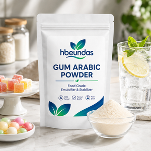 Poudre de <span class=keywords><strong>gomme</strong></span> <span class=keywords><strong>arabique</strong></span> de qualité alimentaire, émulsifiant et stabilisant pour boissons et confiseries, en vrac - Product Image 3