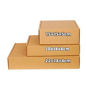 Cajas de avión de papel Kraft personalizadas: ecológicas, resistentes, con logotipo impreso para embalaje, regalos y promociones - Product Image 4