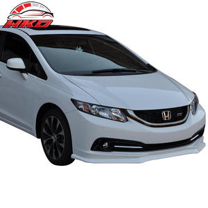 Alerón Delantero Estilo CS para Honda Civic Sedán 13-15, Sin Pintar, PU de Alta Calidad, Accesorio Exterior - Product Image 3