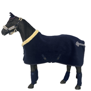 Bonne qualité Deluxe Equine Fleece personnalisé <span class=keywords><strong>hiver</strong></span> laine artificielle tapis chauds Standard cou <span class=keywords><strong>couverture</strong></span> <span class=keywords><strong>d</strong></span>'équitation - Product Image 1