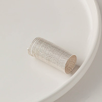 Nouvelle conception Anneaux circulaires fins 18*20mm plaqués or, anneaux de doigt multi-cercles à ressort pour la base de bijoux DIY et accessoires