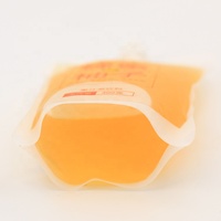 Embouts à valve en plastique transparent avec impression numérique, pour le remplissage de buse, pochette d'emballage de qualité, liquide alimentaire, 100 pièces