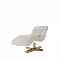 Lit moderne de luxe avec base dorée lit de levage de cils lit de massage de beauté ensemble de lits de cils de salon de beauté personnalisation