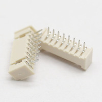Connecteur droit à une rangée de 2 broches, 16 broches, XH Wafer, espacement de 1,25 mm, hauteur de 4,7 mm, borne de saut JST, connecteur de câble à coque de 4 broches
