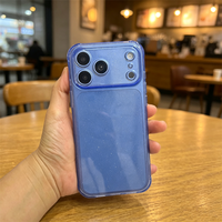 Casing iPhone 18 17 Warna Biru Baru Tren 2026, Anti Benturan, Berkilau, dan Mengkilap, untuk iPhone 18 Pro Max, Casing Ponsel Berkilau Glitter
