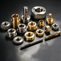 Pièces métalliques en acier inoxydable usinées CNC de précision sur mesure à 5 axes, pièces usinées CNC en aluminium et laiton de petite taille