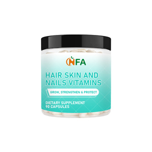 Cápsulas de Vitaminas de Alta Potencia para Cabello, Piel y Uñas con Calostro Bovino Completo para un Cabello Brillante, una Piel Vibrante y Uñas Más Fuertes - Product Image 1