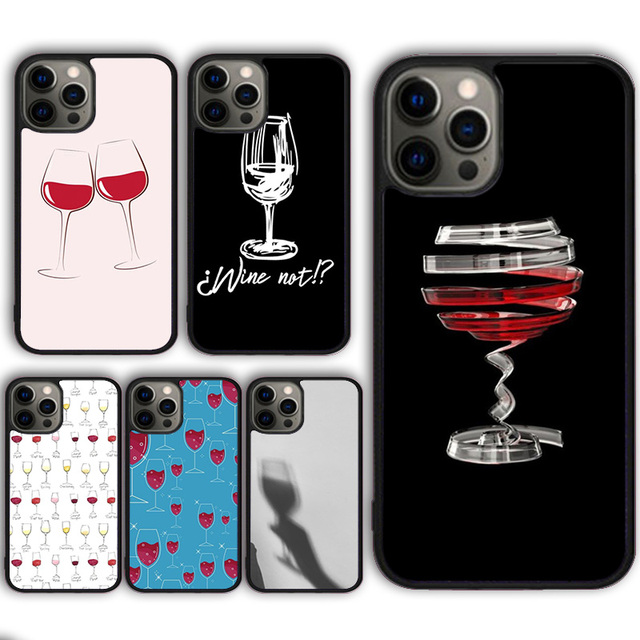 Red Wine Glass Phone Case Cover For iPhone 15 16 14 Plus 11 12 mini 13 Pro Max Apple X XR XS max