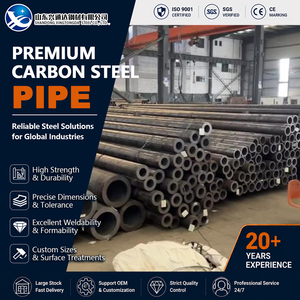 Tubería de Acero al Carbono Q235B A283 Gr.C API 5L Gr.B Laminada en Caliente de 219.1 mm y 5 mm Sch120 con Construcción Duradera de Grado Industrial - Product Image 1