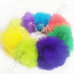 Plumas de Gallo Esponjosas al por Mayor, Plumas de Sangre de 4-5 Pulgadas, Teñidas, Materiales <span class=keywords><strong>para</strong></span> Atar Moscas de Pesca - Product Image 5